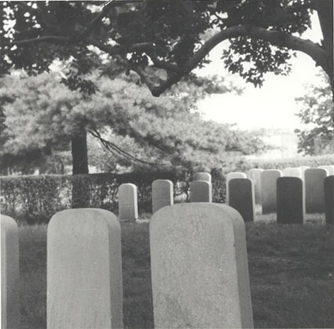 The Jesuit Cemetery at Fordham, ca. 1970 (Fordham Archives)